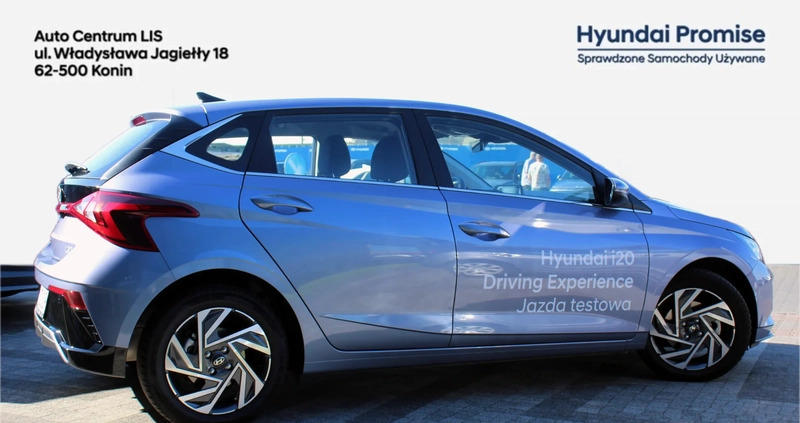 Hyundai i20 cena 84900 przebieg: 2970, rok produkcji 2023 z Gdańsk małe 137